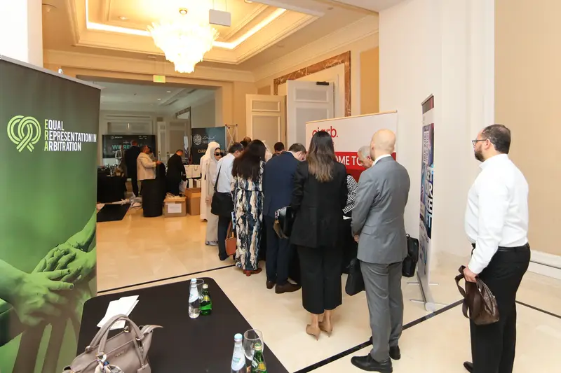 صورة أرشيفية 3 من 285 من اجتماع الجمعية العمومية والمؤتمر لفرع معهد Ciarb في قطر، 10 مايو 2023.