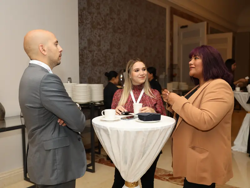 صورة أرشيفية 23 من 285 من اجتماع الجمعية العمومية والمؤتمر لفرع معهد Ciarb في قطر، 10 مايو 2023.