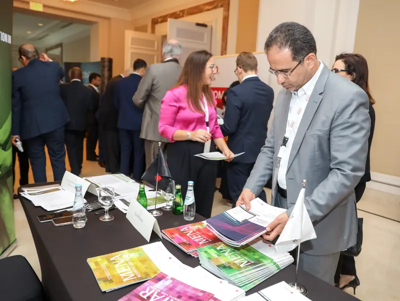 صورة أرشيفية 31 من 285 من اجتماع الجمعية العمومية والمؤتمر لفرع معهد Ciarb في قطر، 10 مايو 2023.