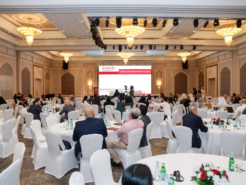 صورة أرشيفية 40 من 285 من اجتماع الجمعية العمومية والمؤتمر لفرع معهد Ciarb في قطر، 10 مايو 2023.