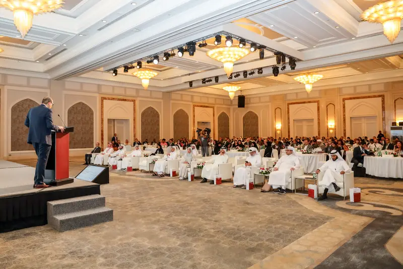 صورة أرشيفية 57 من 285 من اجتماع الجمعية العمومية والمؤتمر لفرع معهد Ciarb في قطر، 10 مايو 2023.