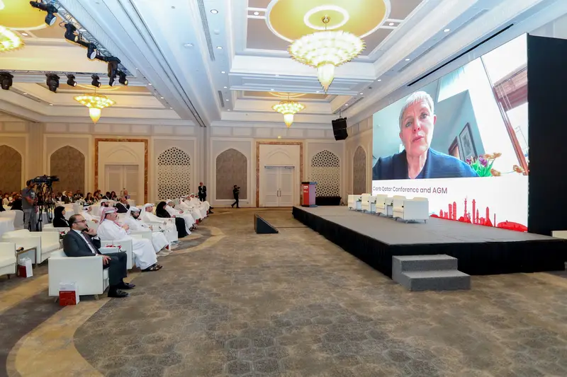 صورة أرشيفية 70 من 285 من اجتماع الجمعية العمومية والمؤتمر لفرع معهد Ciarb في قطر، 10 مايو 2023.