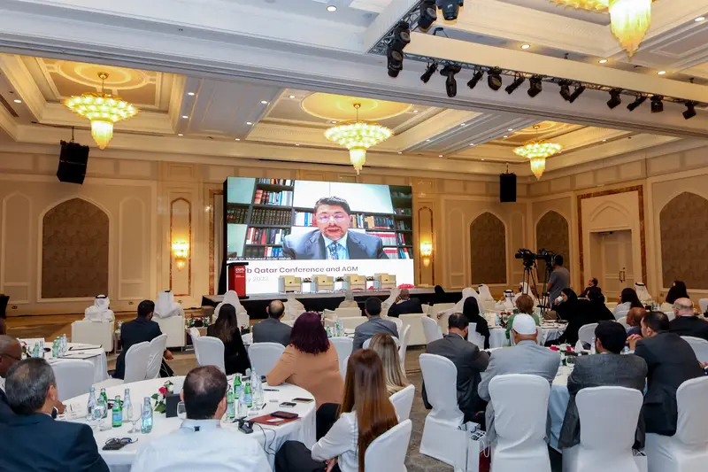 صورة أرشيفية 91 من 285 من اجتماع الجمعية العمومية والمؤتمر لفرع معهد Ciarb في قطر، 10 مايو 2023.