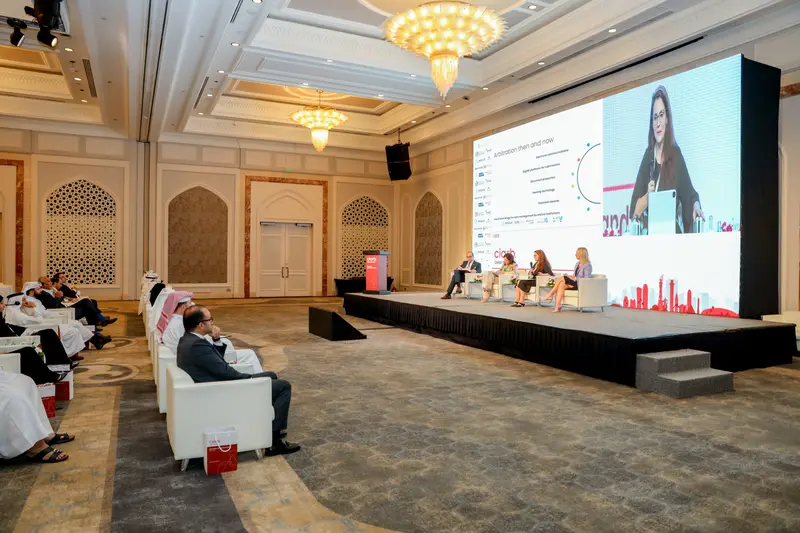 صورة أرشيفية 116 من 285 من اجتماع الجمعية العمومية والمؤتمر لفرع معهد Ciarb في قطر، 10 مايو 2023.