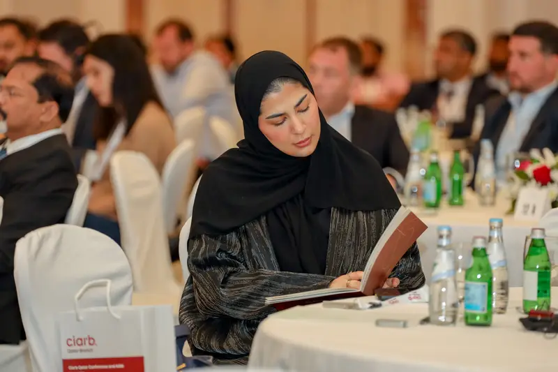 صورة أرشيفية 136 من 285 من اجتماع الجمعية العمومية والمؤتمر لفرع معهد Ciarb في قطر، 10 مايو 2023.
