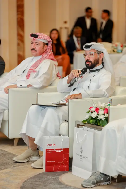 صورة أرشيفية 139 من 285 من اجتماع الجمعية العمومية والمؤتمر لفرع معهد Ciarb في قطر، 10 مايو 2023.