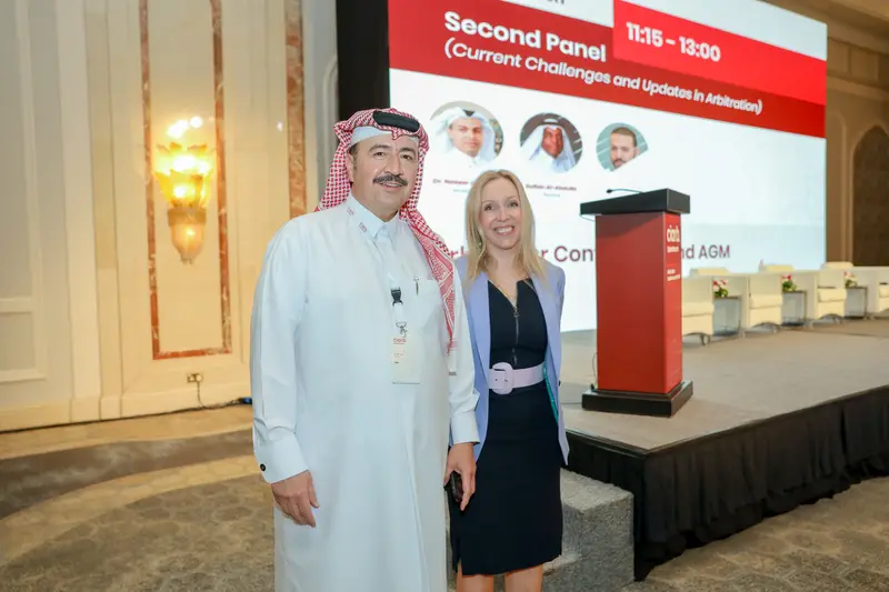 صورة أرشيفية 151 من 285 من اجتماع الجمعية العمومية والمؤتمر لفرع معهد Ciarb في قطر، 10 مايو 2023.