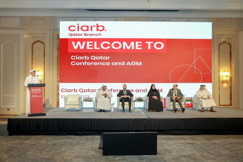 صورة أرشيفية 152 من 285 من اجتماع الجمعية العمومية والمؤتمر لفرع معهد Ciarb في قطر، 10 مايو 2023.