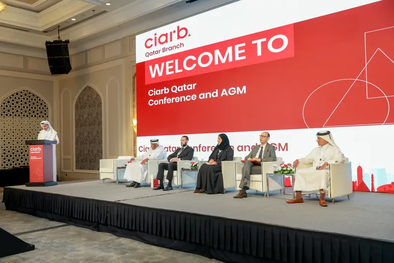صورة أرشيفية 154 من 285 من اجتماع الجمعية العمومية والمؤتمر لفرع معهد Ciarb في قطر، 10 مايو 2023.