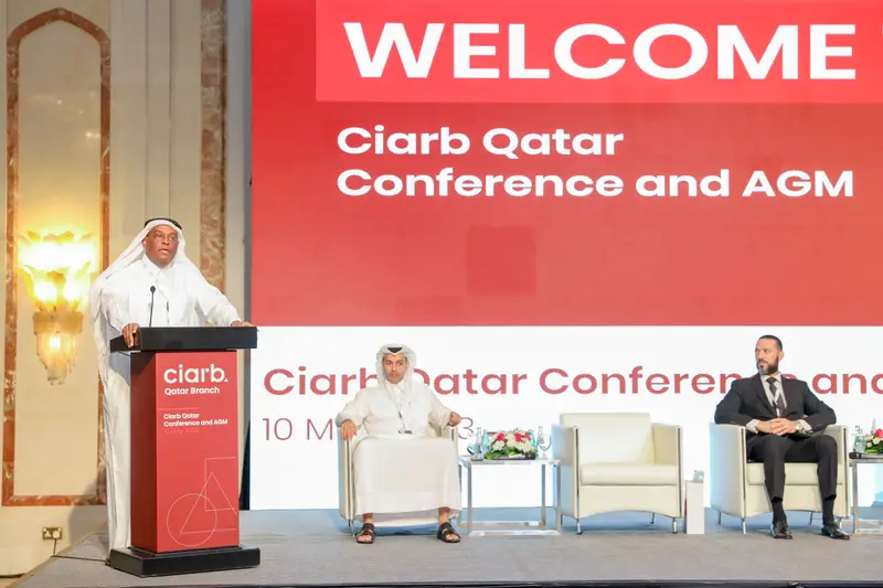 صورة أرشيفية 156 من 285 من اجتماع الجمعية العمومية والمؤتمر لفرع معهد Ciarb في قطر، 10 مايو 2023.