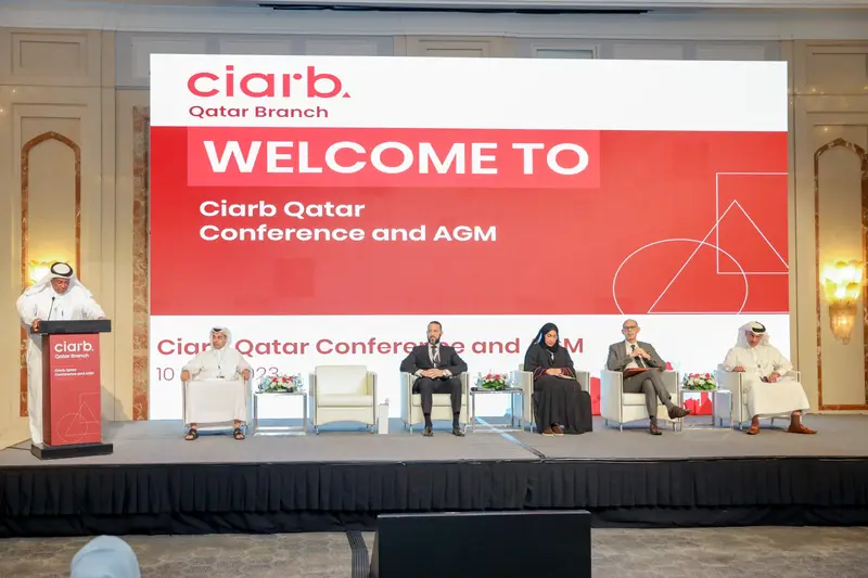صورة أرشيفية 158 من 285 من اجتماع الجمعية العمومية والمؤتمر لفرع معهد Ciarb في قطر، 10 مايو 2023.