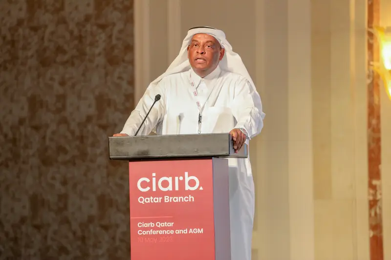 صورة أرشيفية 160 من 285 من اجتماع الجمعية العمومية والمؤتمر لفرع معهد Ciarb في قطر، 10 مايو 2023.