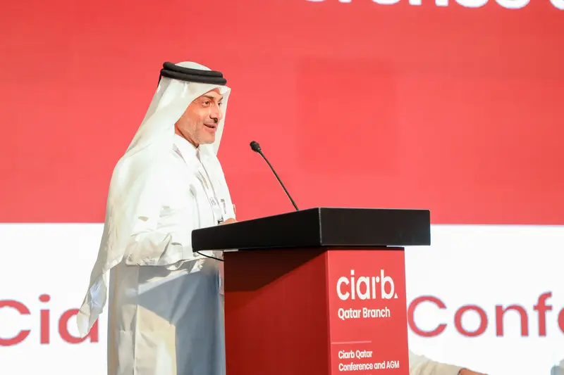 صورة أرشيفية 177 من 285 من اجتماع الجمعية العمومية والمؤتمر لفرع معهد Ciarb في قطر، 10 مايو 2023.
