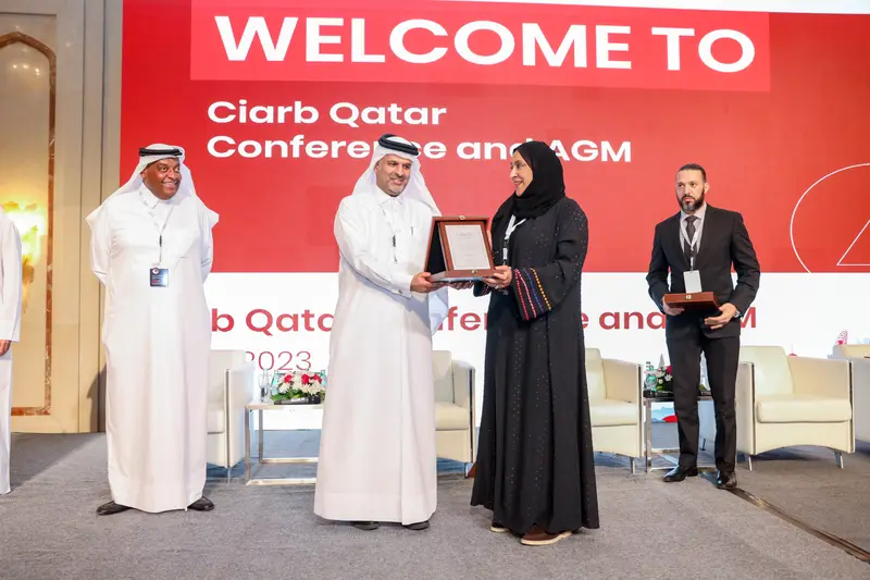 صورة أرشيفية 185 من 285 من اجتماع الجمعية العمومية والمؤتمر لفرع معهد Ciarb في قطر، 10 مايو 2023.