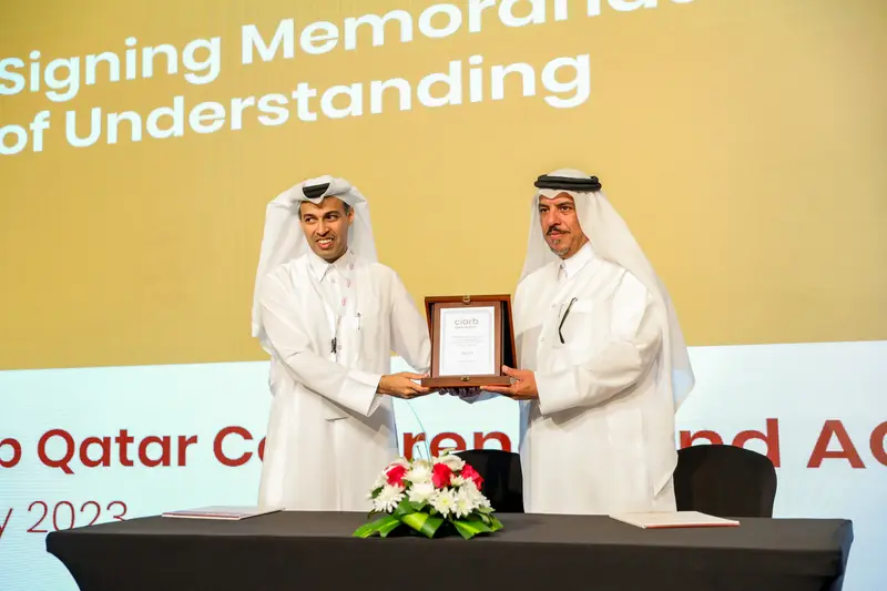 صورة أرشيفية 200 من 285 من اجتماع الجمعية العمومية والمؤتمر لفرع معهد Ciarb في قطر، 10 مايو 2023.
