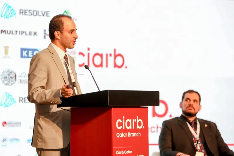 صورة أرشيفية 233 من 285 من اجتماع الجمعية العمومية والمؤتمر لفرع معهد Ciarb في قطر، 10 مايو 2023.