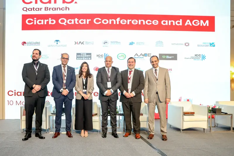 صورة أرشيفية 243 من 285 من اجتماع الجمعية العمومية والمؤتمر لفرع معهد Ciarb في قطر، 10 مايو 2023.
