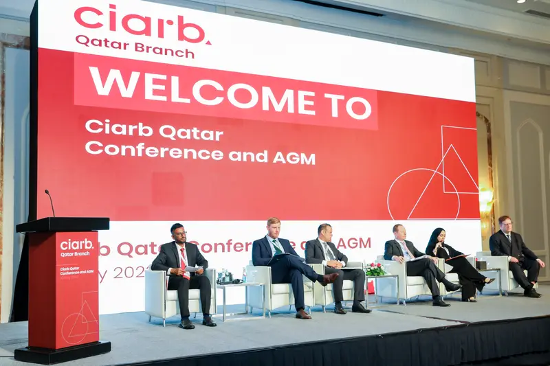 صورة أرشيفية 250 من 285 من اجتماع الجمعية العمومية والمؤتمر لفرع معهد Ciarb في قطر، 10 مايو 2023.