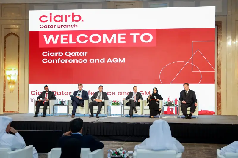 صورة أرشيفية 251 من 285 من اجتماع الجمعية العمومية والمؤتمر لفرع معهد Ciarb في قطر، 10 مايو 2023.