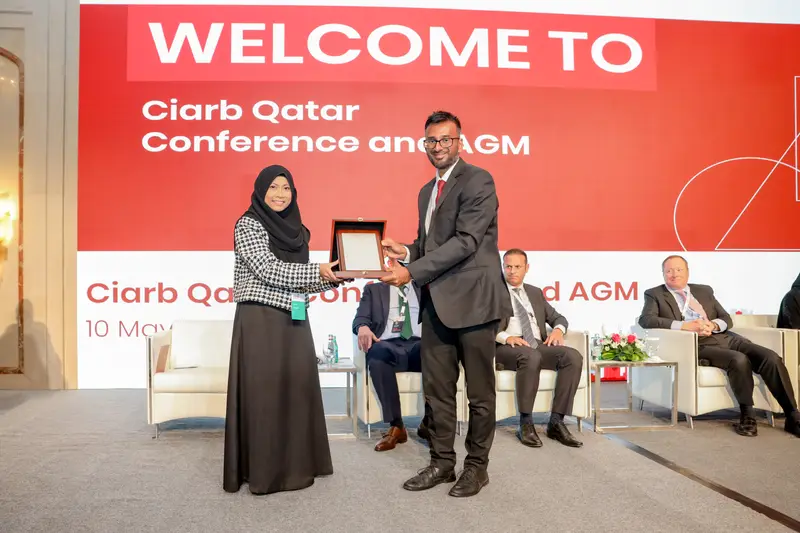 صورة أرشيفية 263 من 285 من اجتماع الجمعية العمومية والمؤتمر لفرع معهد Ciarb في قطر، 10 مايو 2023.