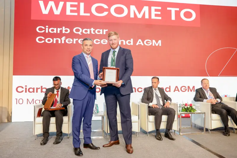 صورة أرشيفية 264 من 285 من اجتماع الجمعية العمومية والمؤتمر لفرع معهد Ciarb في قطر، 10 مايو 2023.