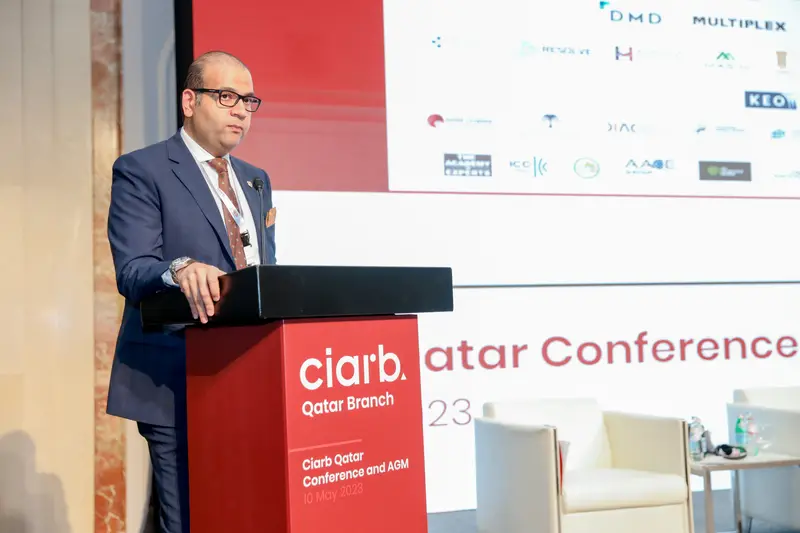 صورة أرشيفية 270 من 285 من اجتماع الجمعية العمومية والمؤتمر لفرع معهد Ciarb في قطر، 10 مايو 2023.