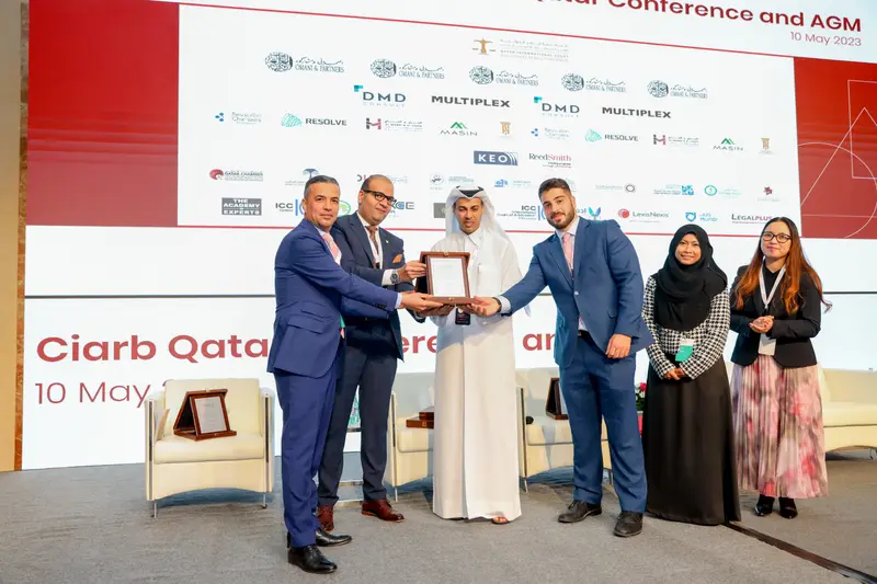 صورة أرشيفية 282 من 285 من اجتماع الجمعية العمومية والمؤتمر لفرع معهد Ciarb في قطر، 10 مايو 2023.