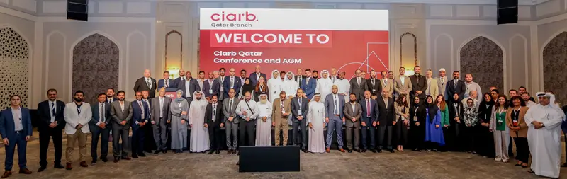 صورة أرشيفية 284 من 285 من اجتماع الجمعية العمومية والمؤتمر لفرع معهد Ciarb في قطر، 10 مايو 2023.