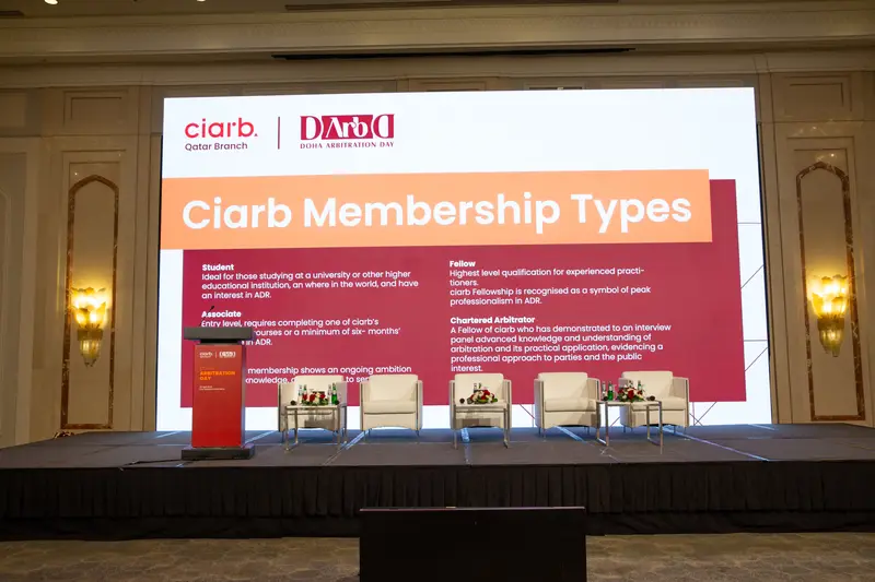 Archive photograph 5 of 60 from the 1st Doha Arbitration Day, 25 April 2024.