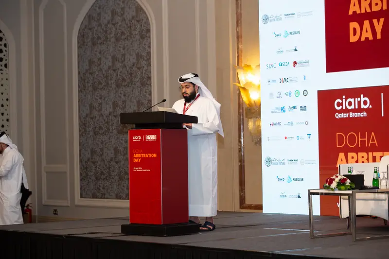 Archive photograph 13 of 60 from the 1st Doha Arbitration Day, 25 April 2024.