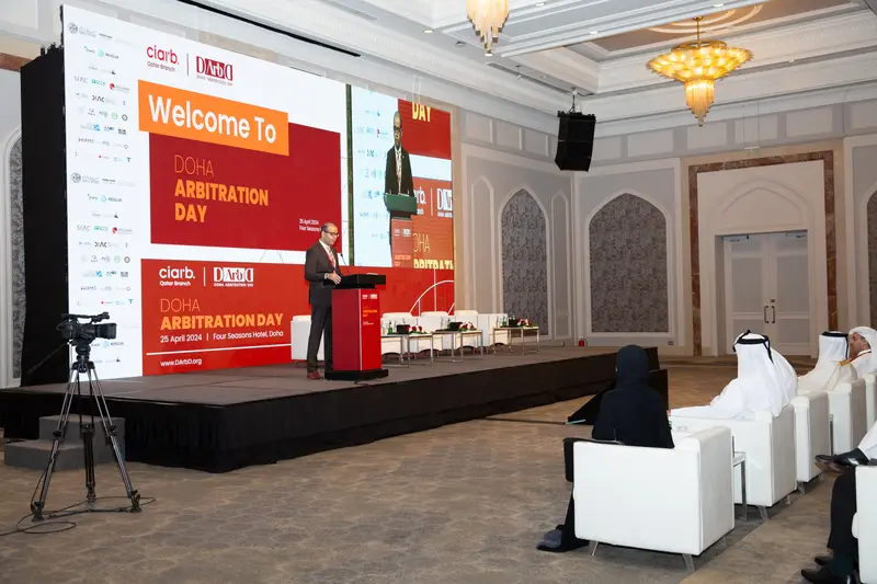 Archive photograph 14 of 60 from the 1st Doha Arbitration Day, 25 April 2024.