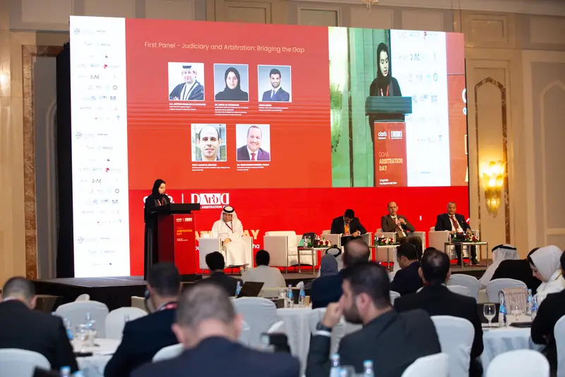 Archive photograph 23 of 60 from the 1st Doha Arbitration Day, 25 April 2024.