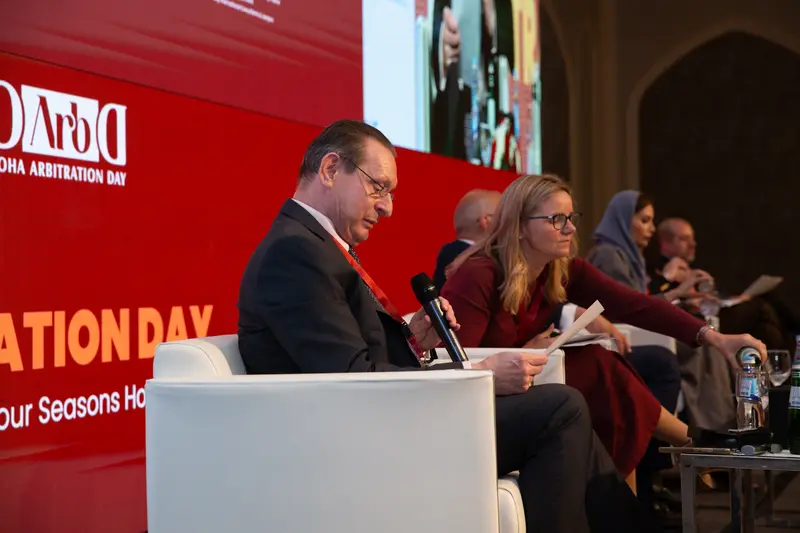 Archive photograph 34 of 60 from the 1st Doha Arbitration Day, 25 April 2024.