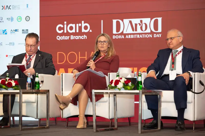 Archive photograph 36 of 60 from the 1st Doha Arbitration Day, 25 April 2024.