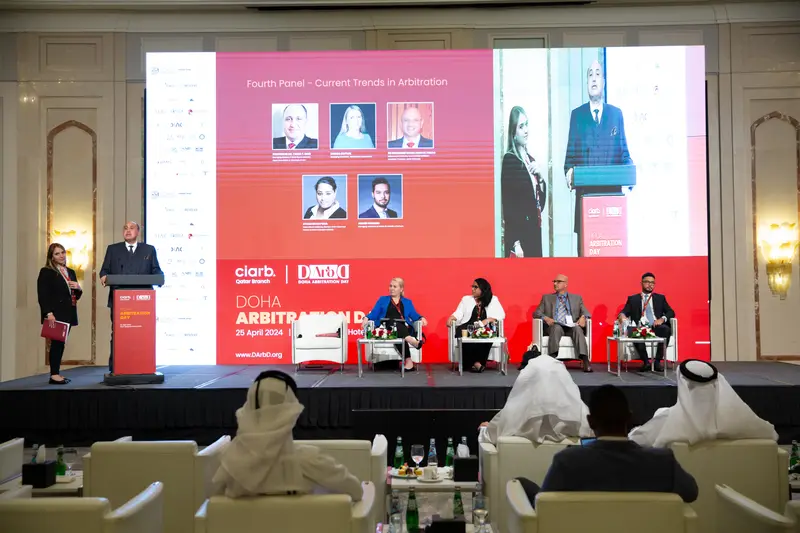 Archive photograph 44 of 60 from the 1st Doha Arbitration Day, 25 April 2024.