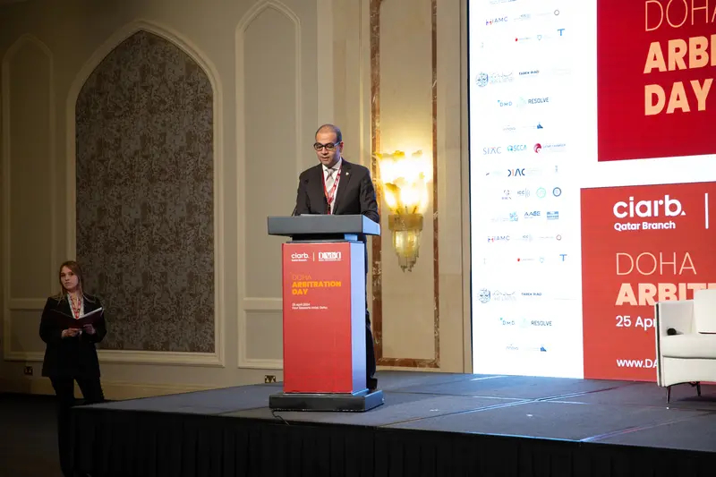Archive photograph 51 of 60 from the 1st Doha Arbitration Day, 25 April 2024.