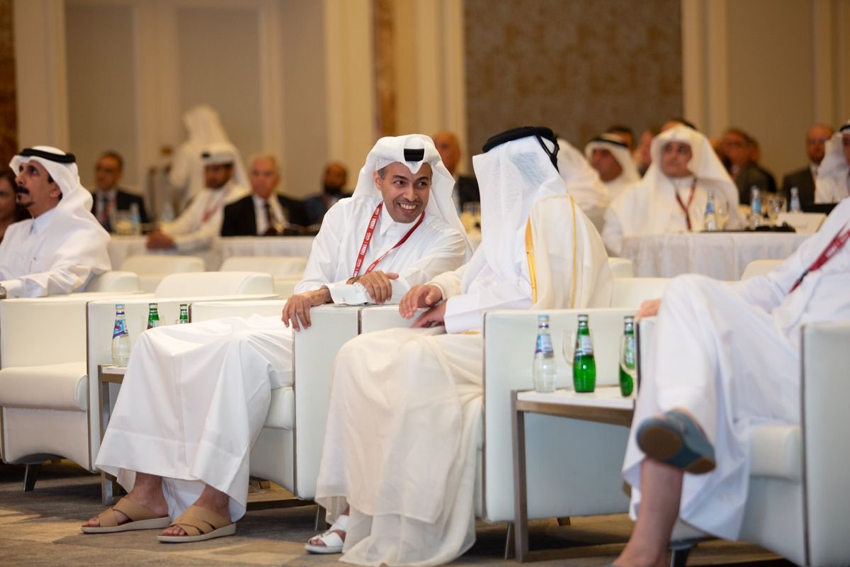 Guests of honour seated at the 1st Doha Arbitration Day