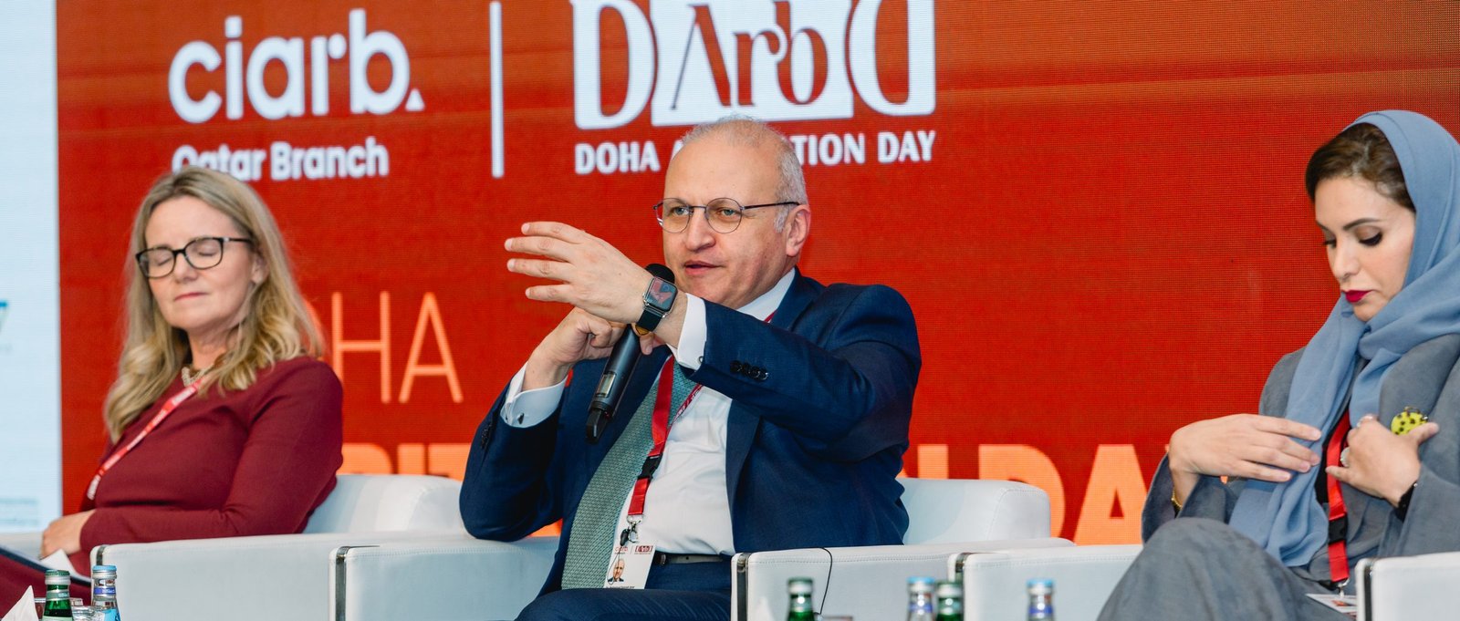 جلسة حوارية في يوم الدوحة الأول للتحكيم، 25 أبريل 2024