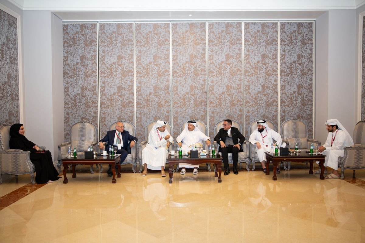 VIP majlis before the opening of the 1st Doha Arbitration Day