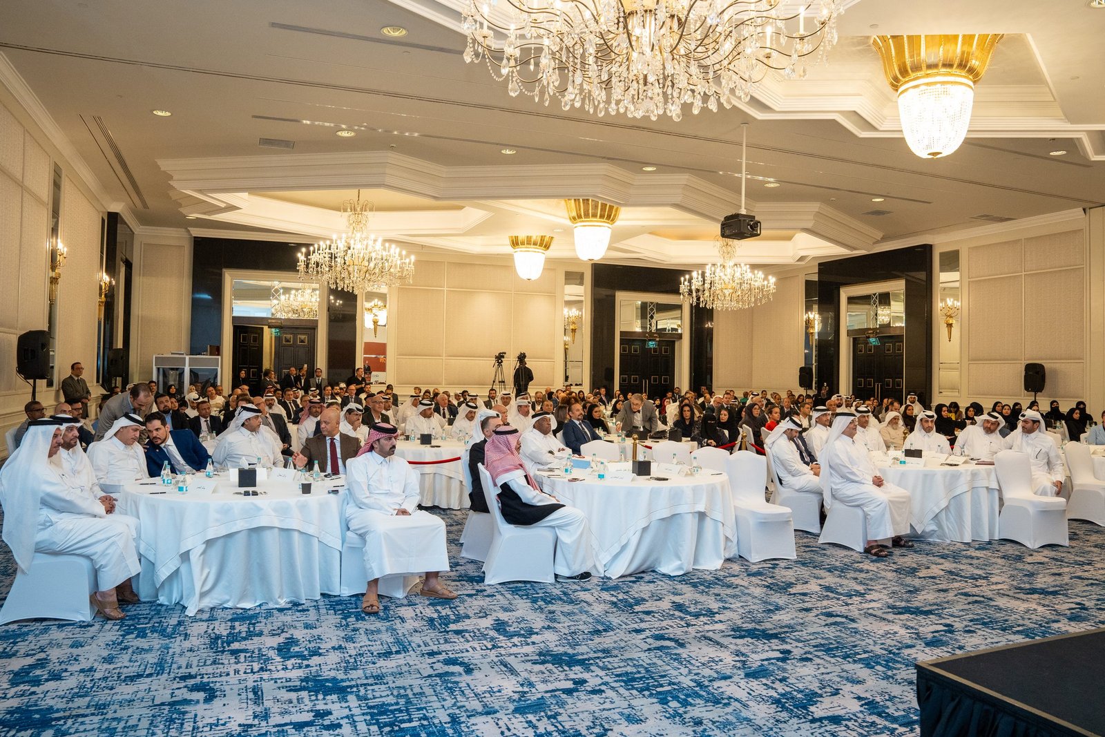 القاعة الرئيسية خلال يوم الدوحة الثاني للتحكيم