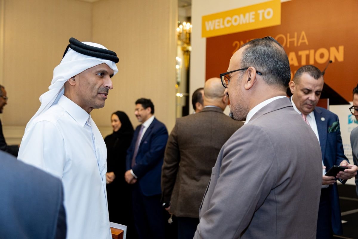 Networking between sessions at the 2nd Doha Arbitration Day