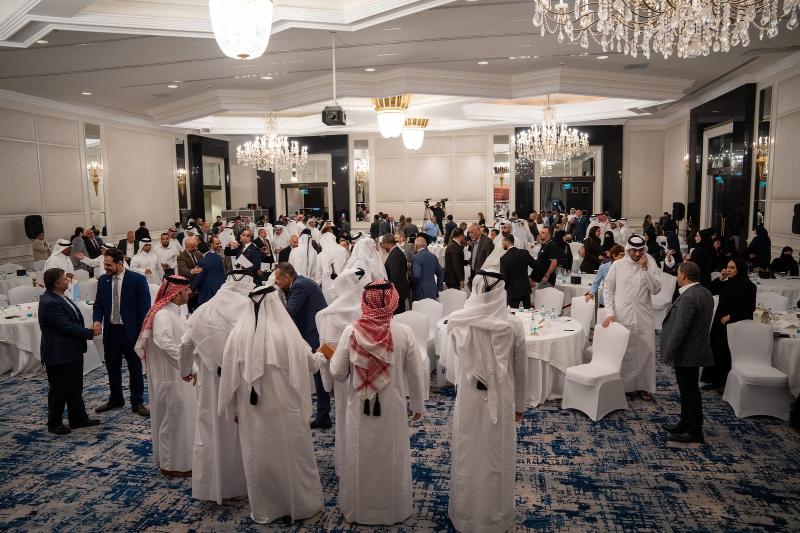 حفل الاستقبال في يوم الدوحة الثاني للتحكيم