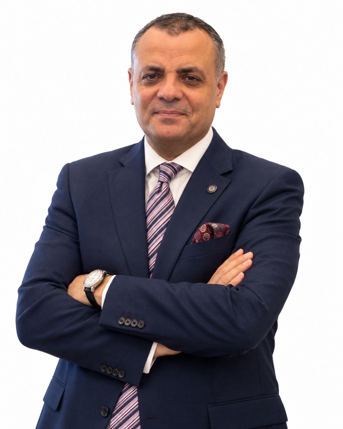Portrait photograph of Hazem Aly.